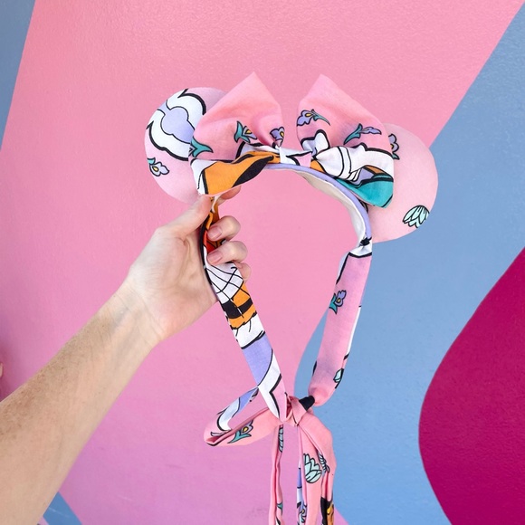 New York Couture Accessories - New York Couture Disney Vtg Aladdin Princess Jasmine Mouse Ears Bonnet Headband